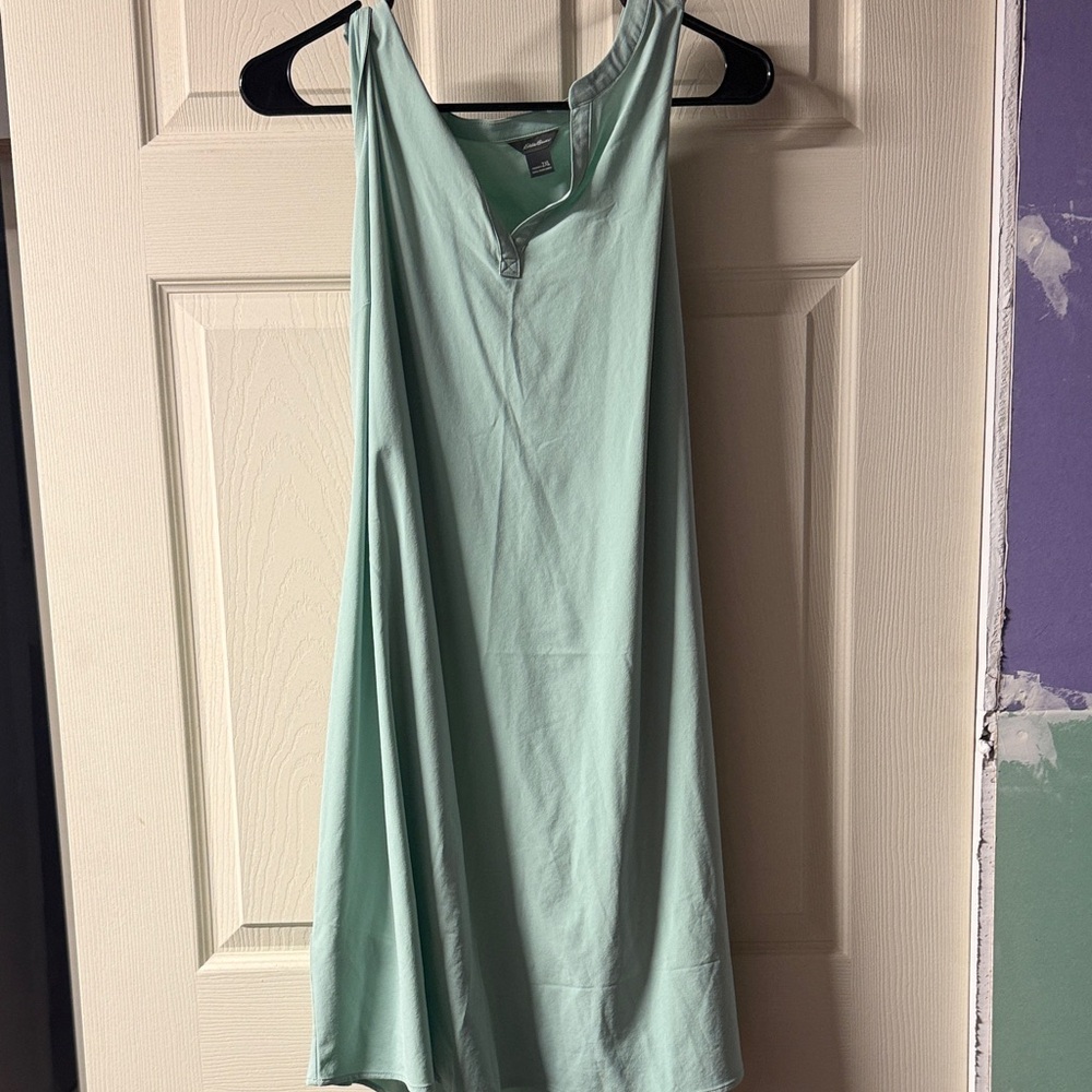 Eddie Bauer Mint Green Sleeveless Dress 2XL
